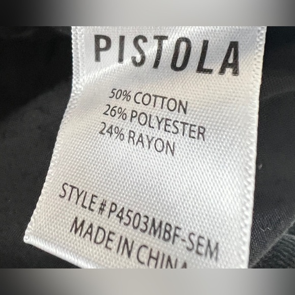 Pistola - NWT Salem Cooper Paperbag Drawstrings Short in Black Size -Small - Picture 8 of 9